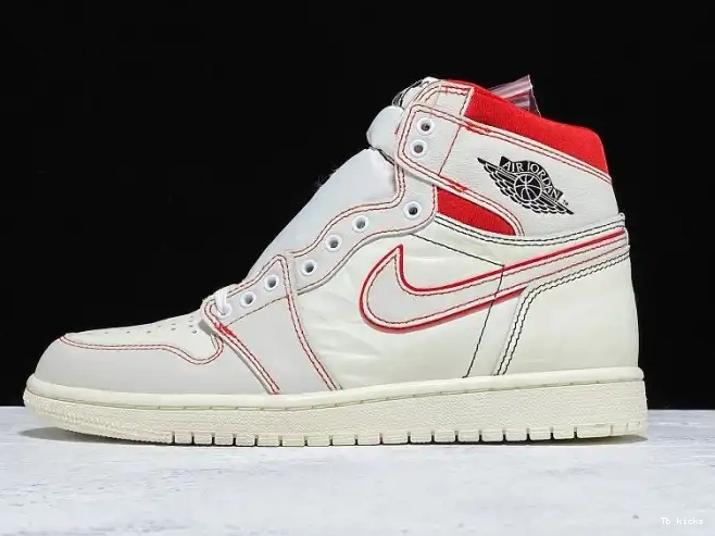 TBK 555088-160 Jordan Gym "Phantom" High OG 1 Red Retro Air 0528